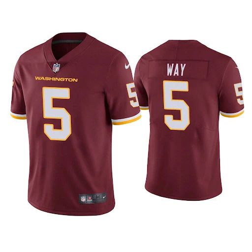 Men Washington Redskins #5 Tress Way Nike Red Vapor Limited NFL Jersey->washington redskins->NFL Jersey